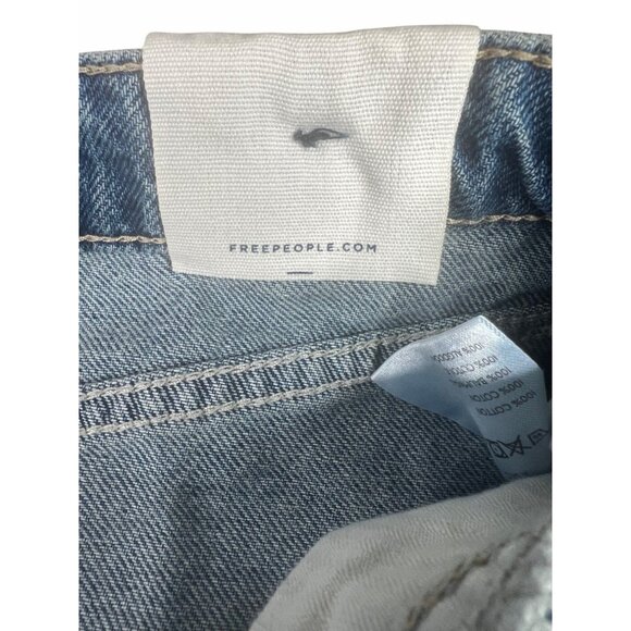 Free People We The Free Come As You Are Maxi Denim Skirt Womens Size 12 - Picture 6 of 16